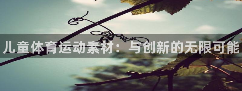 JJB竞技宝官方正版app集团简介：儿童体育运动素材
