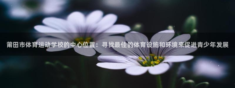 JJB竞技宝官方正版app代理：莆田市体育运动学校的中心位置